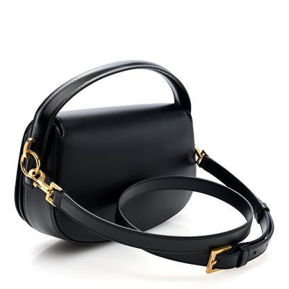 Saint Laurent Box Calfskin Voltaire Top Handle Crossbody Bag Black 3 of 9