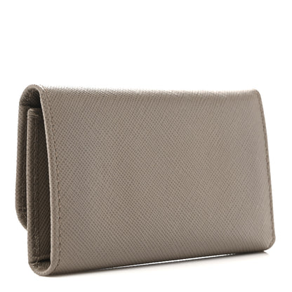 Prada Saffiano Fiocco 6 Key Holder Argilla 3 of 9