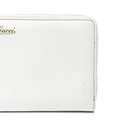 Gucci Calfskin Capri Zip Around Wallet White 7 of 10