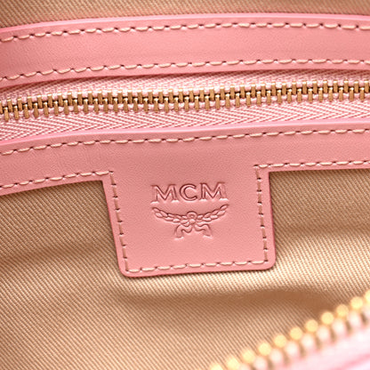 MCM Visetos Medium Crossbody Pouch Soft Pink 6 of 9