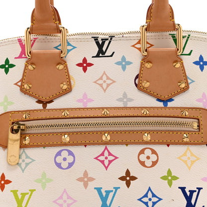 Louis Vuitton Monogram Multicolor Alma White 8 of 10