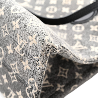 Louis Vuitton Monogram Jacquard Denim Onthego MM Black 10 of 13
