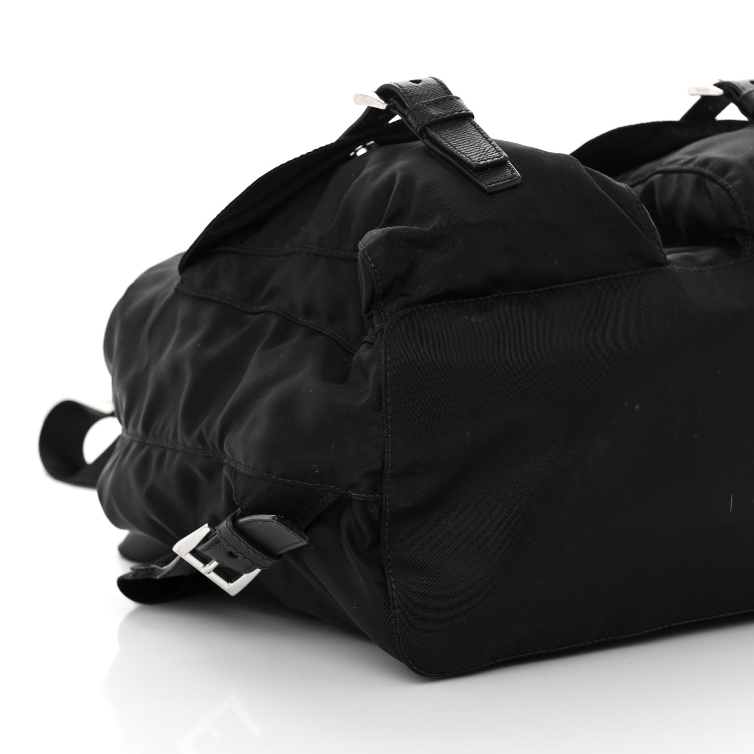 Prada Nylon Vela Medium Backpack Black 9 of 11
