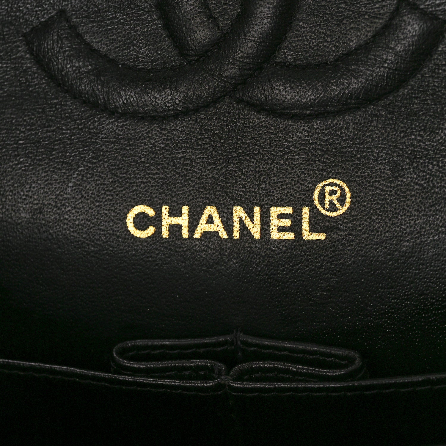 Chanel Denim Quilted Medium Double Flap Black 6 of 11