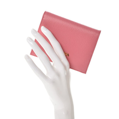 Prada Vitello Move Bi-Fold Wallet Geranio 2 of 8