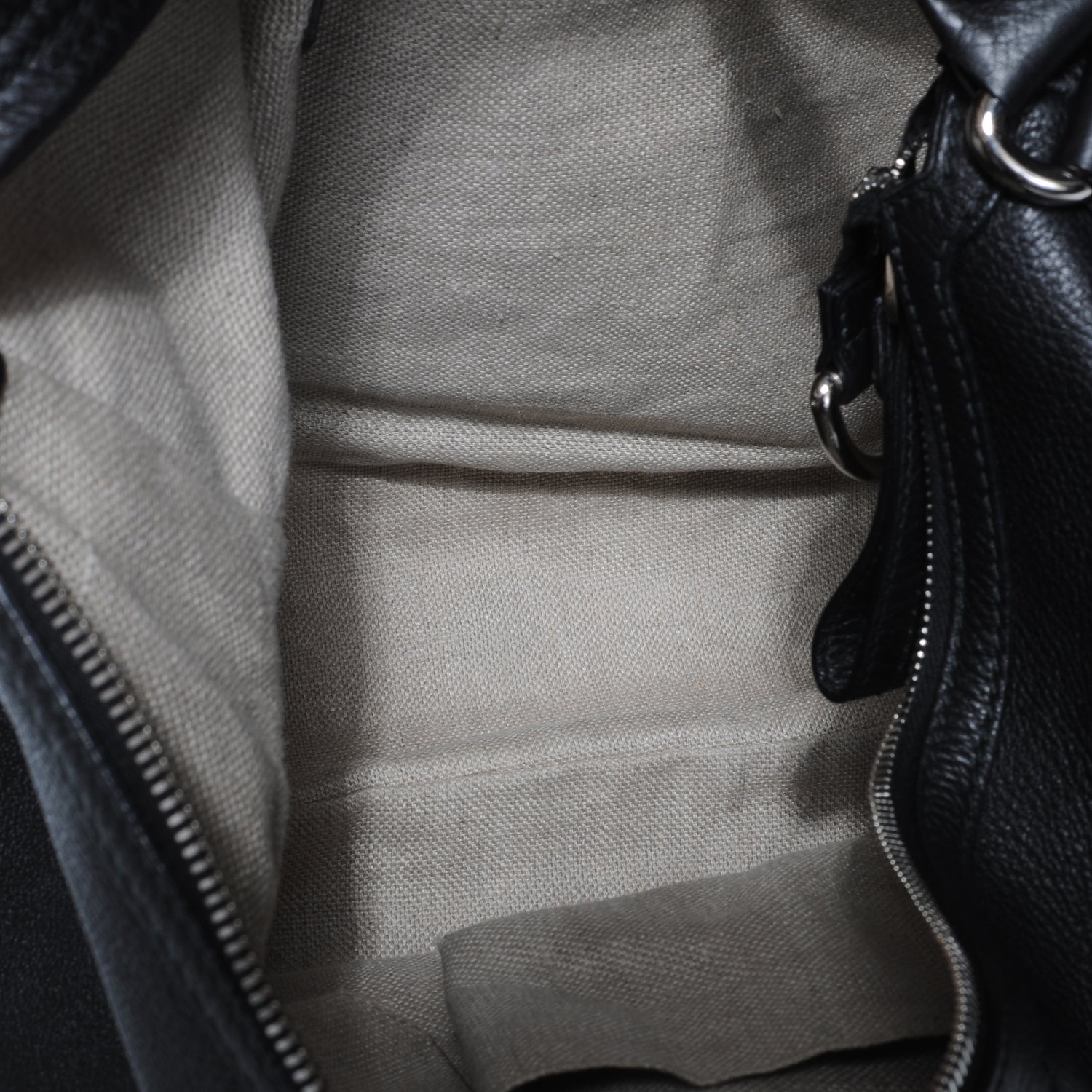 Gucci Pebbled Calfskin G Coin Medium Hobo Black 5 of 7