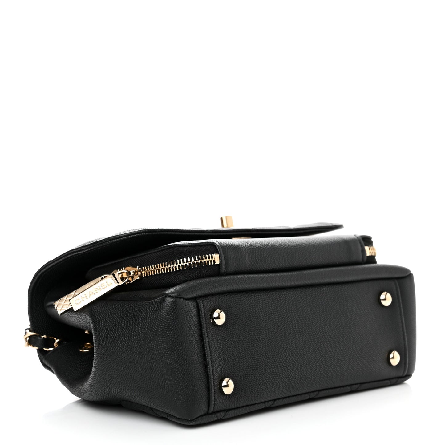 Caviar Quilted Medium Business Affinity Flap Black