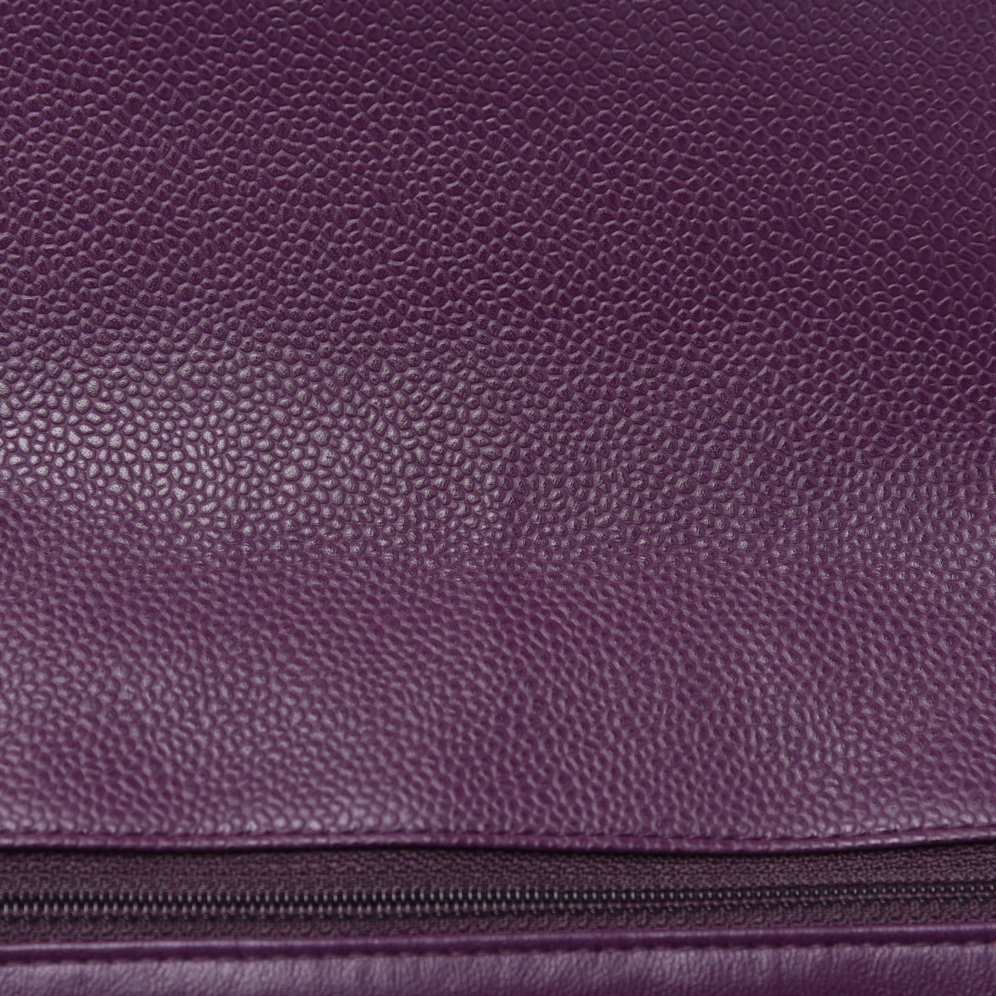 Caviar Quilted Jumbo Single Flap Purple