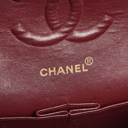 Chanel Lambskin Quilted Medium Double Flap Black 16 of 20