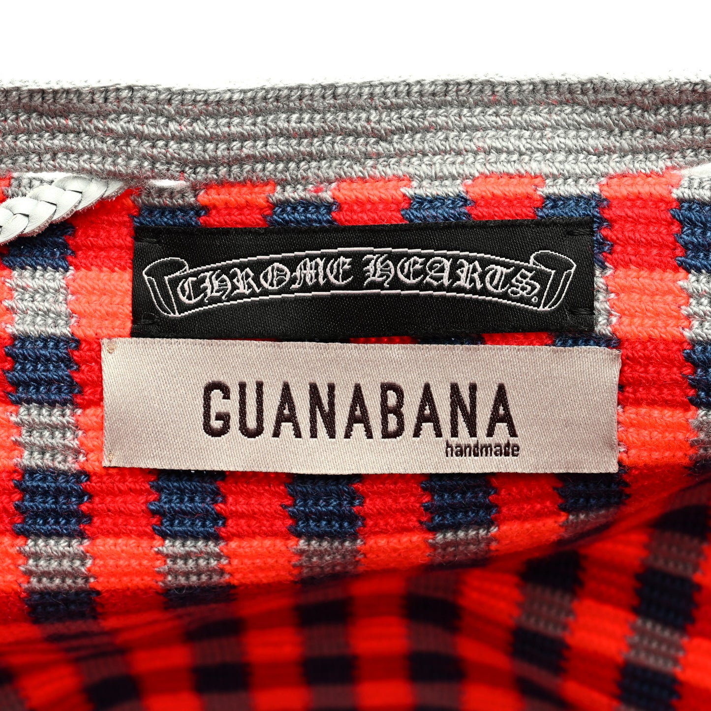 CHROME HEARTS Knit Guanabana Star Patch Bucket Bag Multicolor