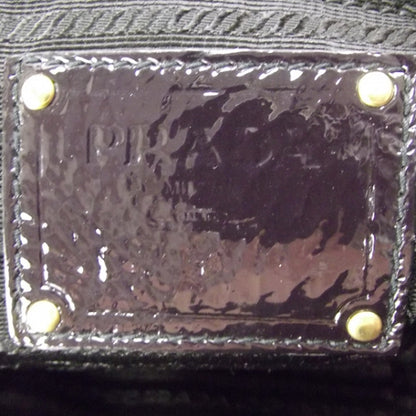 Prada Vernice Chevron Tote Indaco 9 of 11