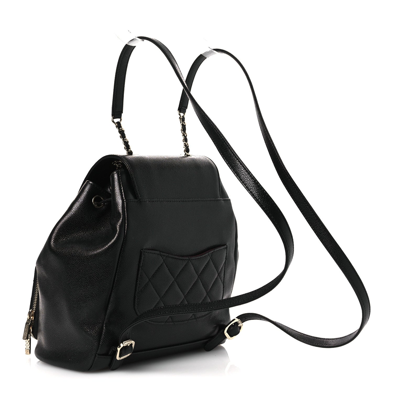 Chanel Caviar Quilted Business Affinity Backpack Black 3 of 12