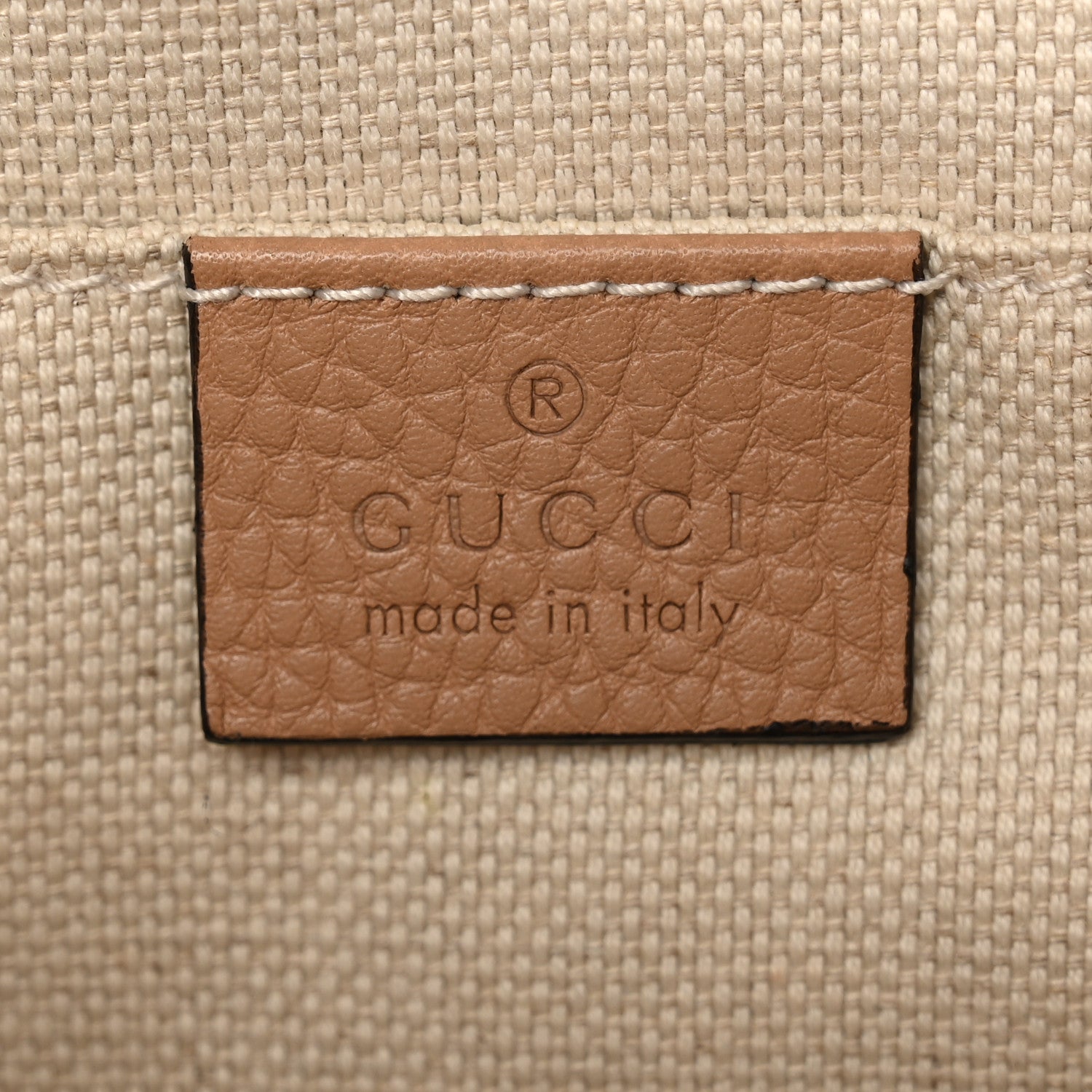 Gucci Pebbled Calfskin Small Soho Disco Bag Camelia 6 of 10