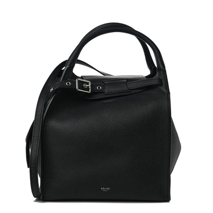 Celine Supple Grained Calfskin Small Long Strap Big Bag Black 1 of 10