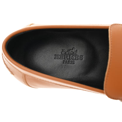 Hermes Calfskin Womens Destin Loafer 36 Naturel 7 of 9