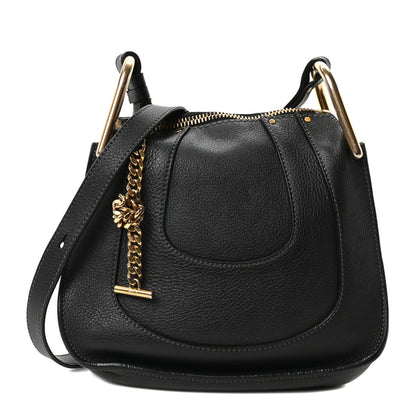 Chloe Grained Calfskin Mini Hayley Hobo Black 1 of 10