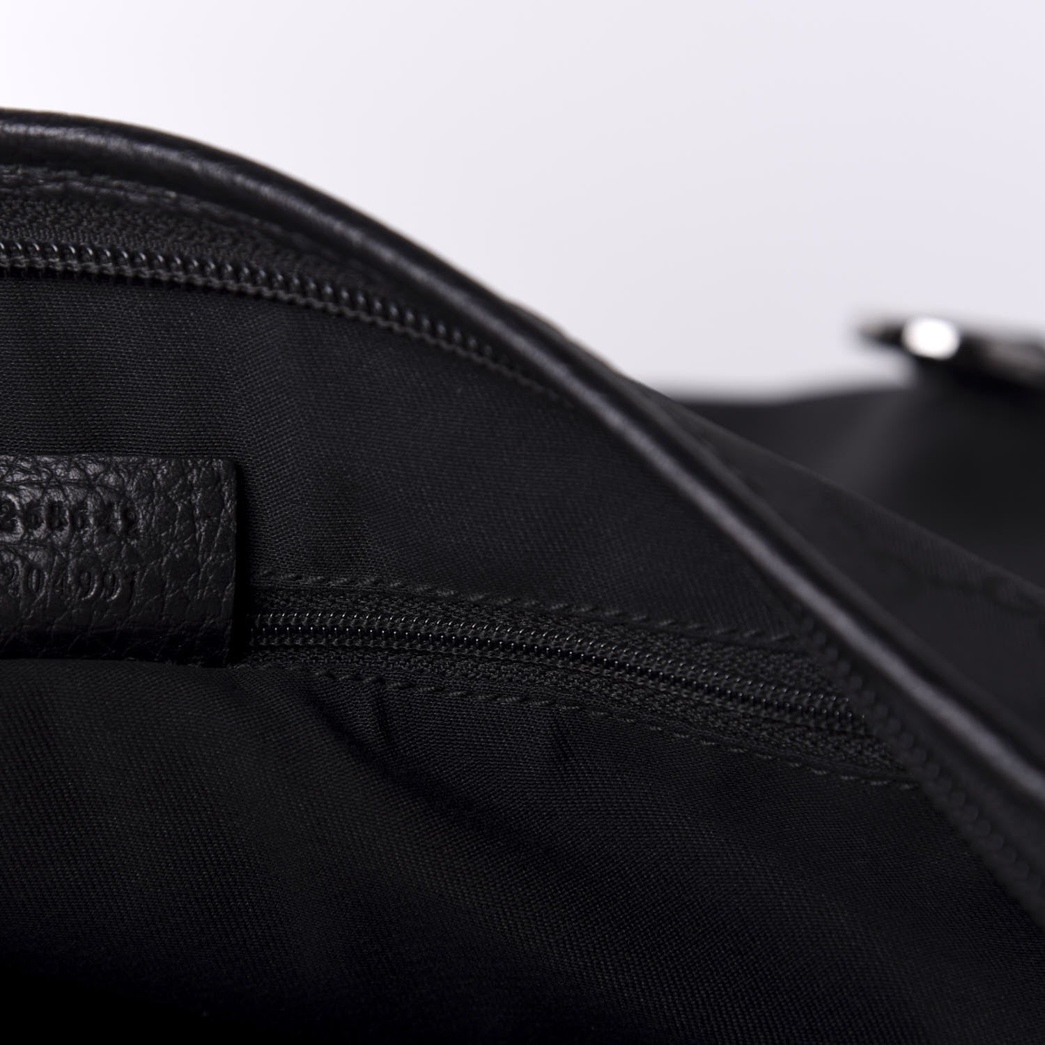 Gucci Monogram Abbey Messenger Bag Black 9 of 10
