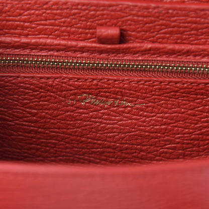 3.1 Phillip Lim 3.1 Textured Calfskin Mini Pashli Satchel Red 6 of 11