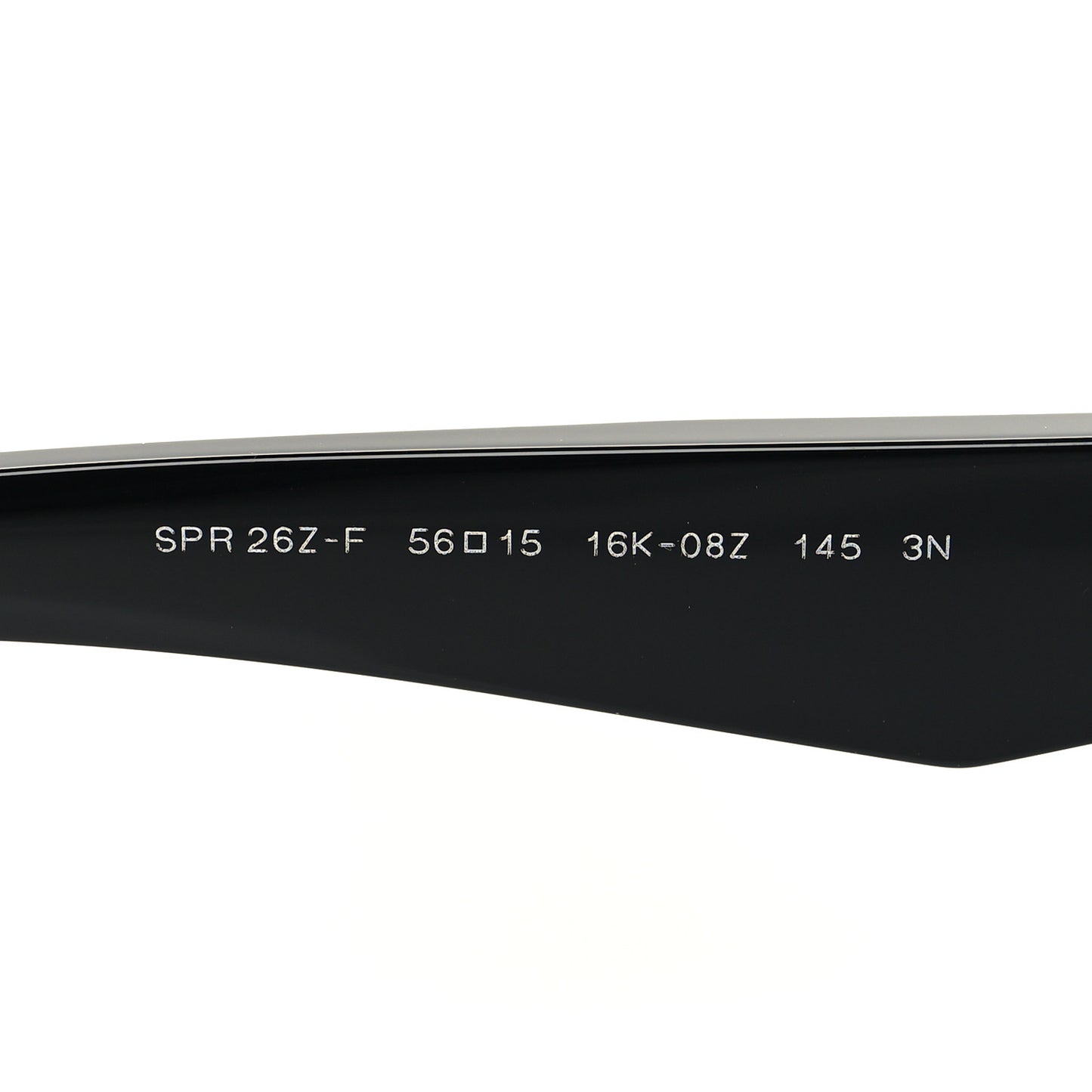 Acetate Oval Sunglasses SPR 26Z Black