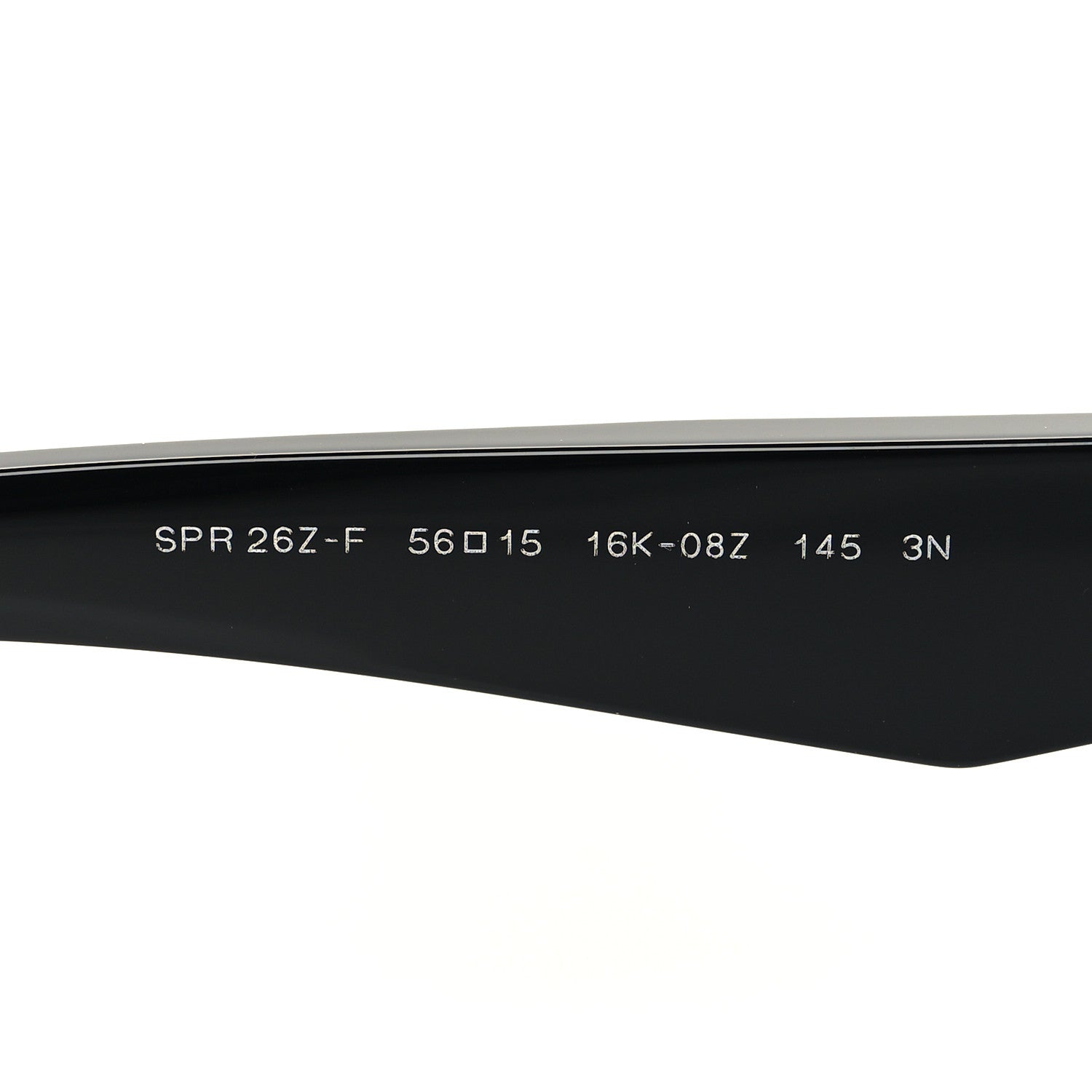 Prada Acetate Oval Sunglasses SPR 26Z Black 6 of 7