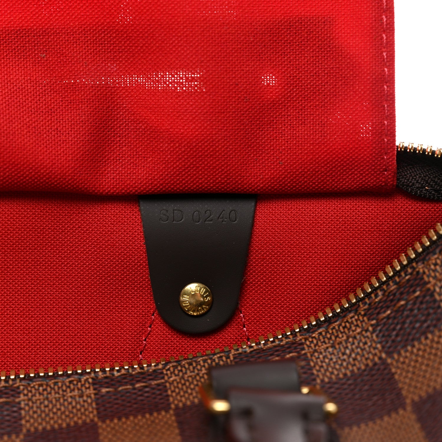Louis Vuitton Damier Ebene Speedy Bandouliere 30 7 of 10