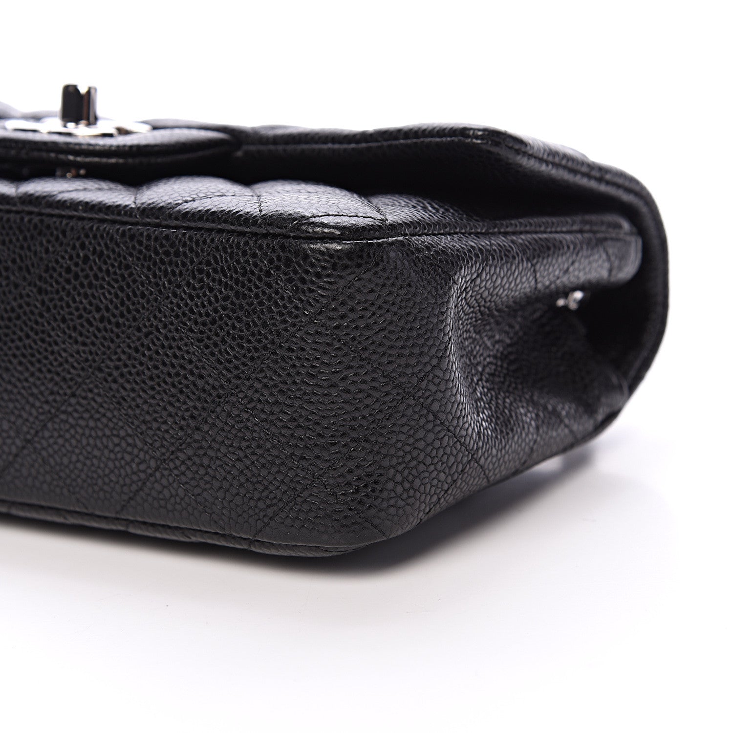 Chanel Caviar Quilted Mini Rectangular Flap Black 9 of 10