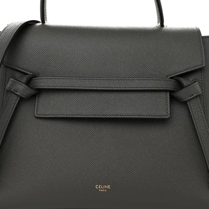 Celine Grained Calfskin Micro Belt Bag Grey 9 of 11