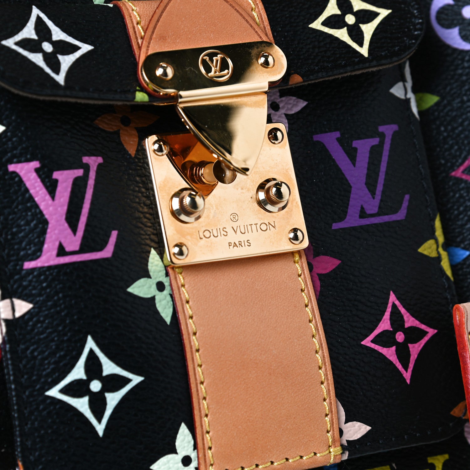 Louis Vuitton Monogram Multicolor Speedy 30 Black 8 of 15