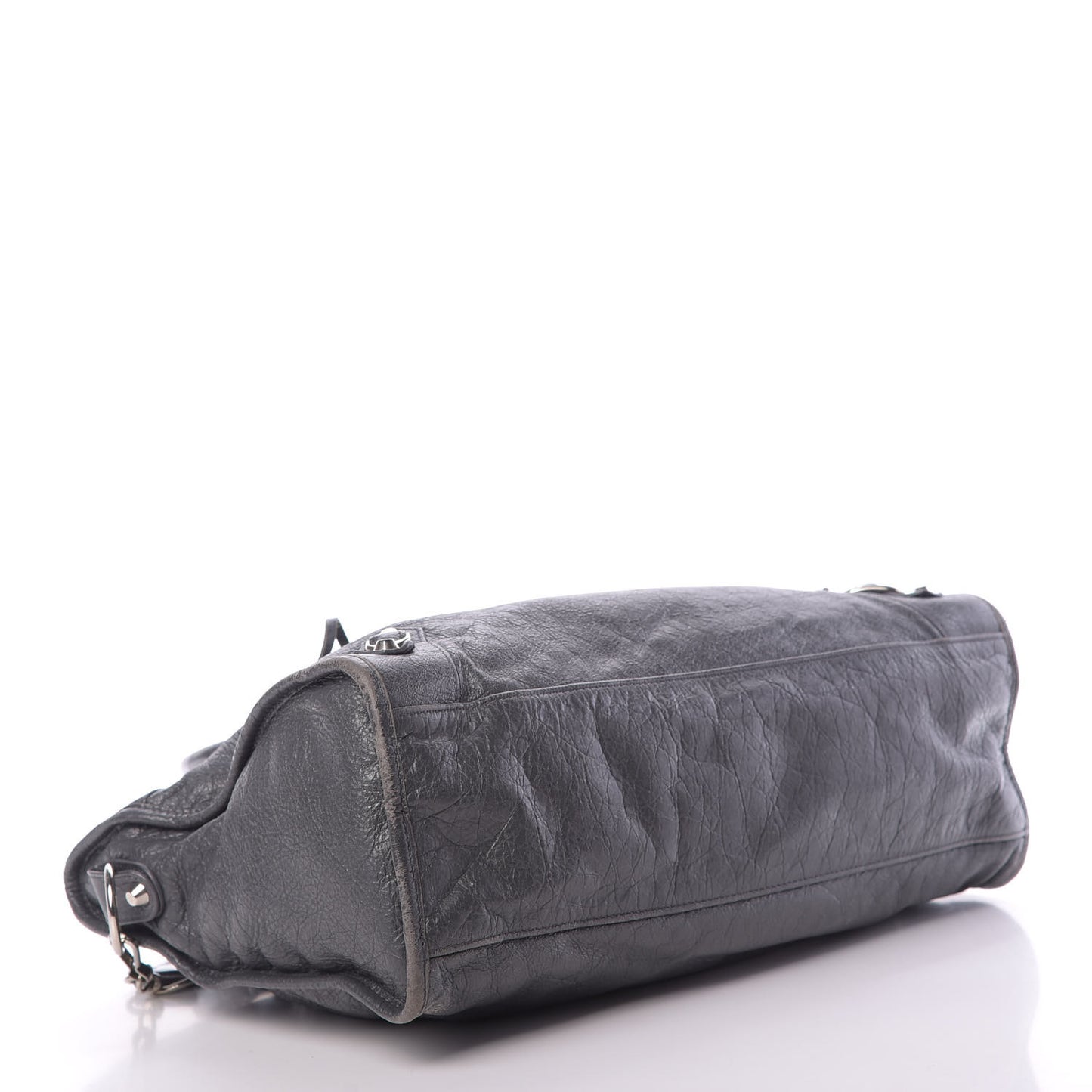 Agneau Classic Silver Hardware City Gris Fossile Anthracite
