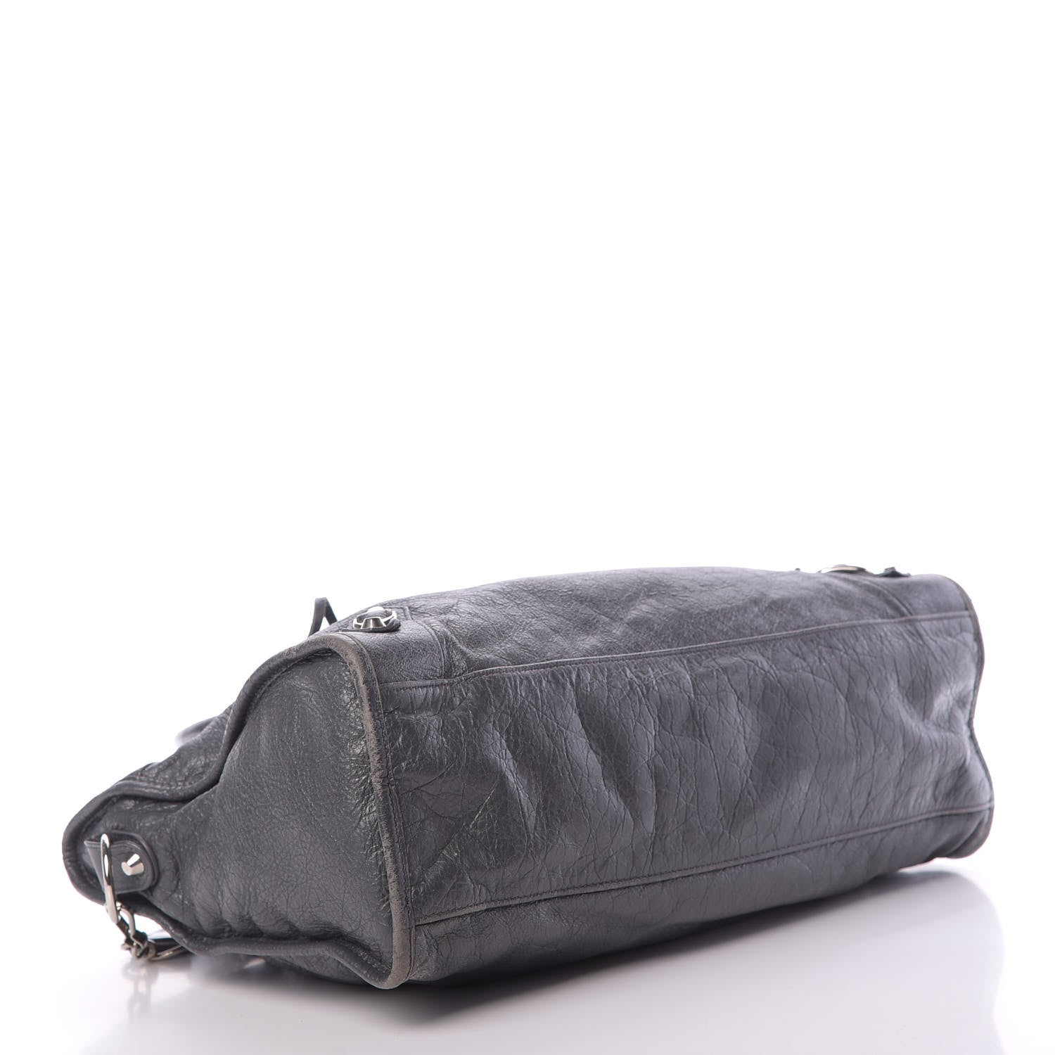 Balenciaga Agneau Classic Silver Hardware City Gris Fossile Anthracite 4 of 18