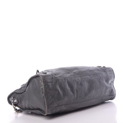 Balenciaga Agneau Classic Silver Hardware City Gris Fossile Anthracite 4 of 18