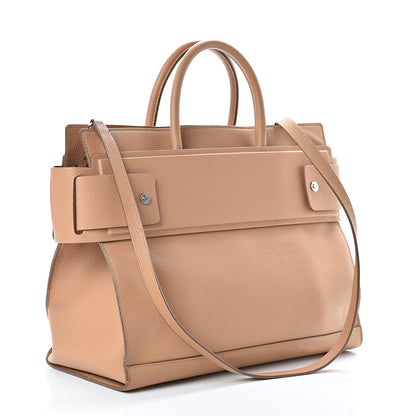 Givenchy Grained Calfskin Medium Horizon Satchel Beige 4 of 15