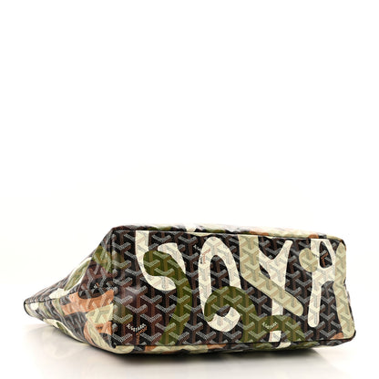 Goyard Goyardine Saint Louis Lettres Camouflage PM Black Green 5 of 11