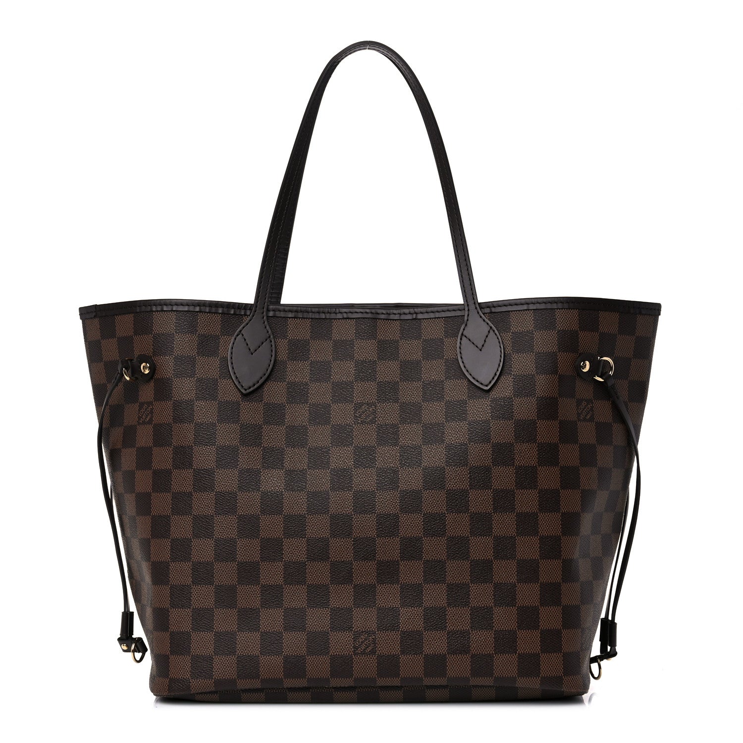 Louis Vuitton Damier Ebene Neo Neverfull MM Rose Ballerine 1 of 13