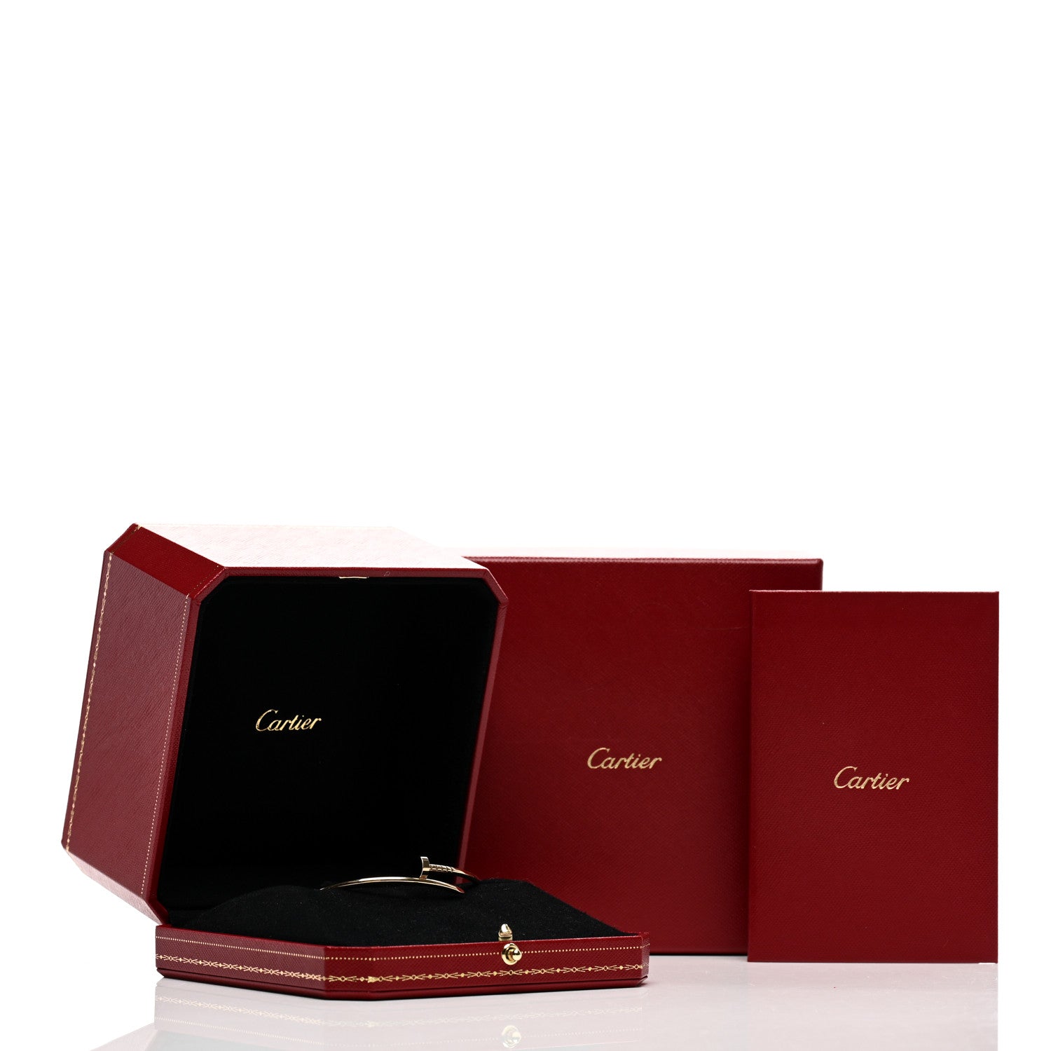 Cartier 18K Yellow Gold Small Juste Un Clou Bracelet 17 4 of 4