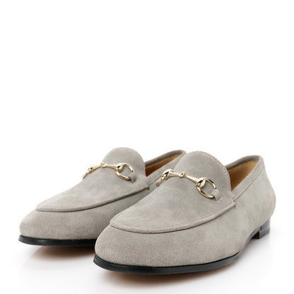 Gucci Suede Horsebit Womens Jordaan Loafers 37 New Fango 4 of 11