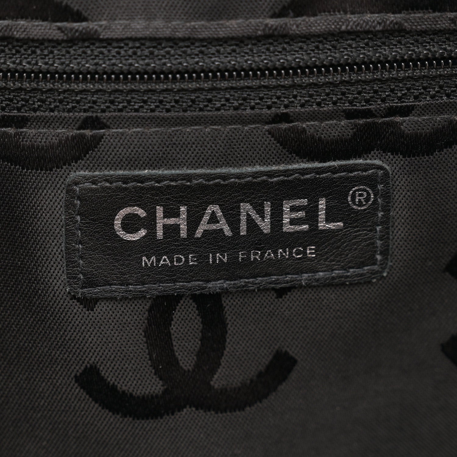 Chanel Calfskin Quilted Large Cambon Bowler Beige Black 6 of 15