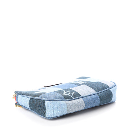 Louis Vuitton Denim Multi Pochette Accessories Mini Pochette 3 of 8
