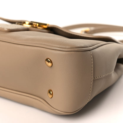 Burberry Trench Calfskin Medium DK88 Top Handle Bag Honey 7 of 7