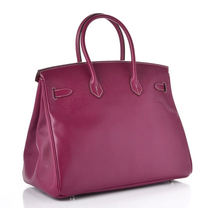 Hermes Epsom Candy Birkin 35 Tosca Rose Tyrien 3 of 42