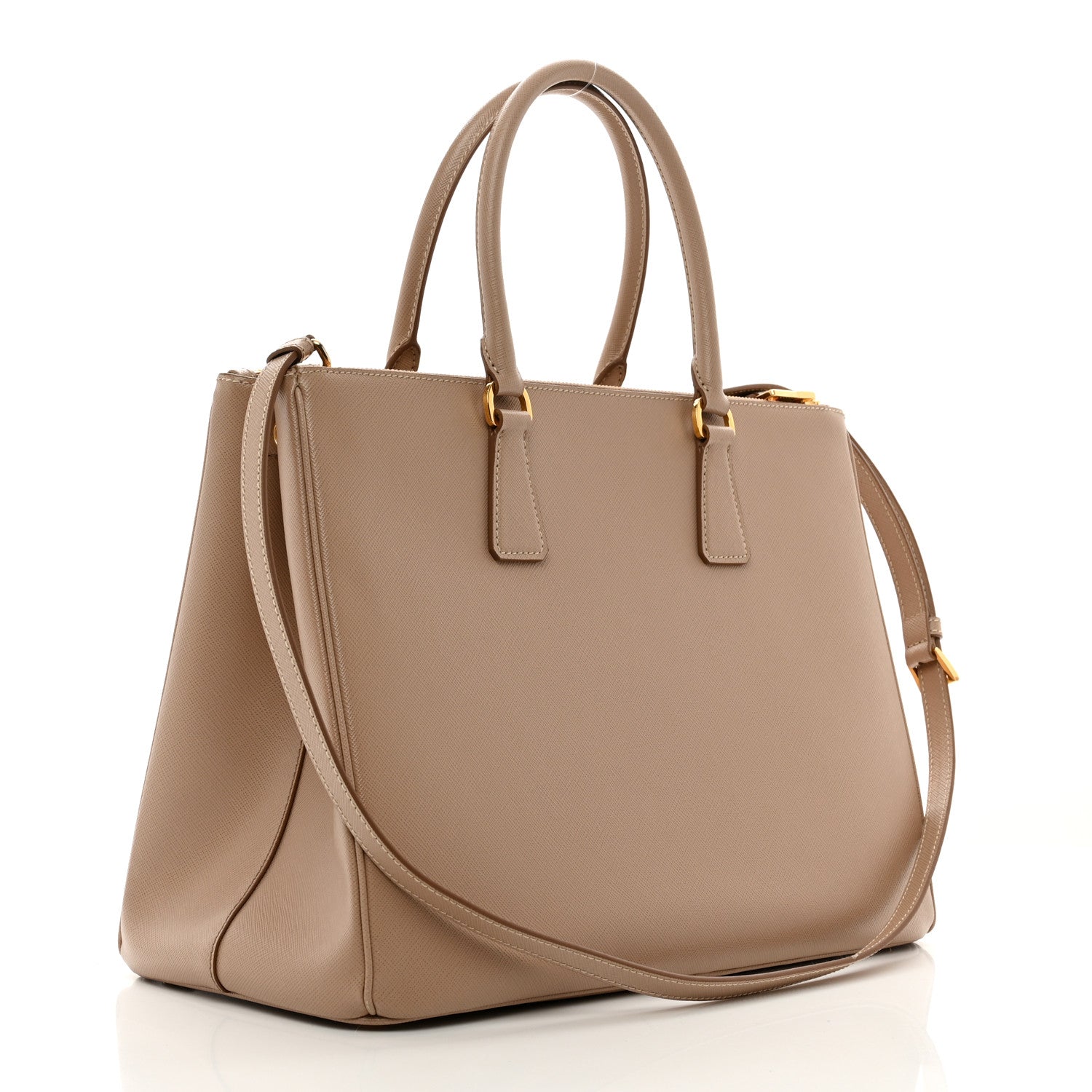Prada Saffiano Large Galleria Double Zip Tote Cammeo 3 of 9