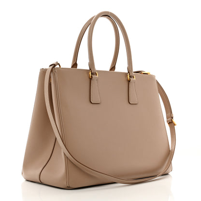 Prada Saffiano Large Galleria Double Zip Tote Cammeo 3 of 9