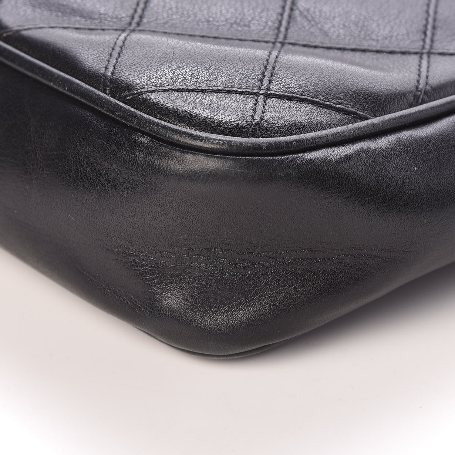 Chanel Lambskin Quilted Clutch Black 9 of 10