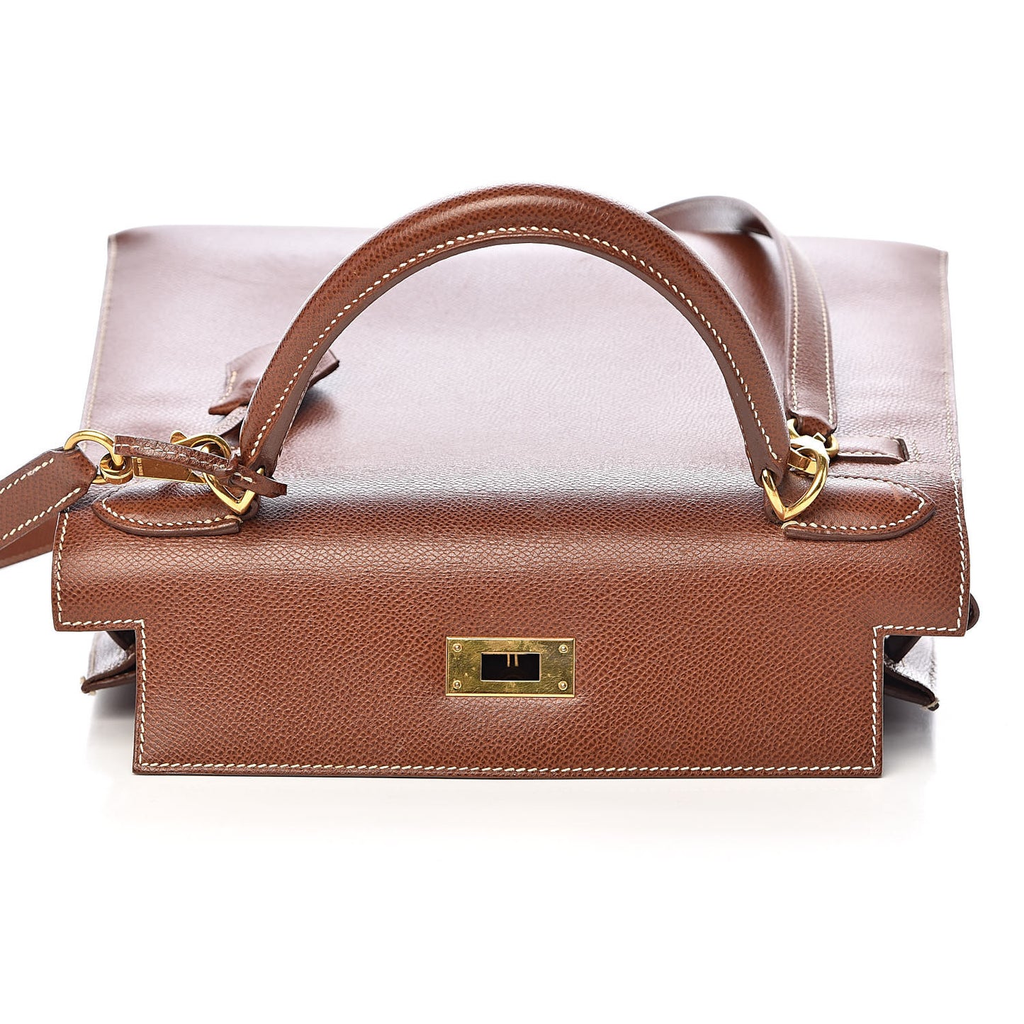 Veau Grain Lisse Kelly Sellier 28 Noisette