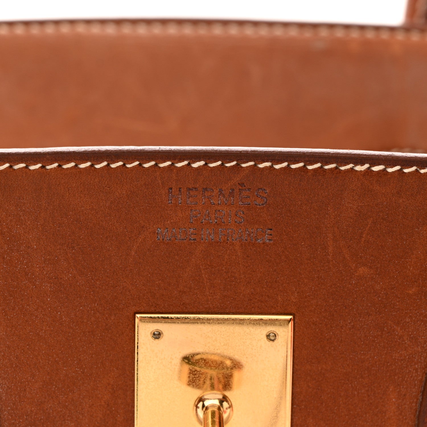 Hermes Toile Barenia Birkin 35 Fauve 6 of 19