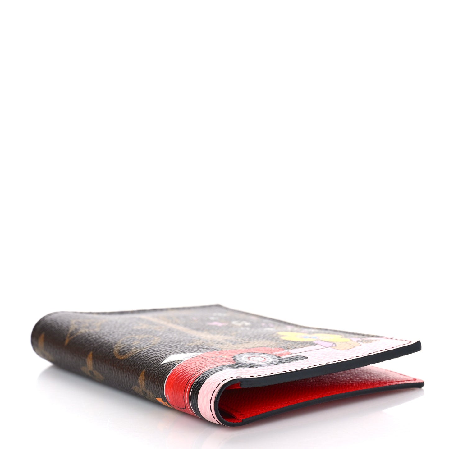Monogram 2019 Christmas Animation Passport Cover Rouge
