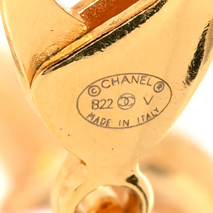 Chanel Pearl CC Chain Link Choker Necklace Gold 5 of 5