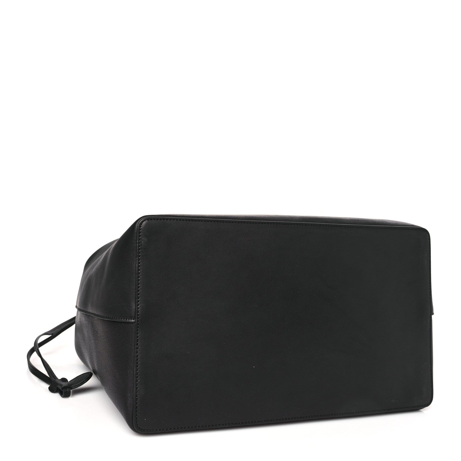The Row Saddle Calfskin Belvedere Bucket Bag Black 4 of 8