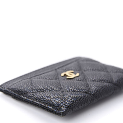 Chanel Caviar Quilted Card Holder Black 6 of 11