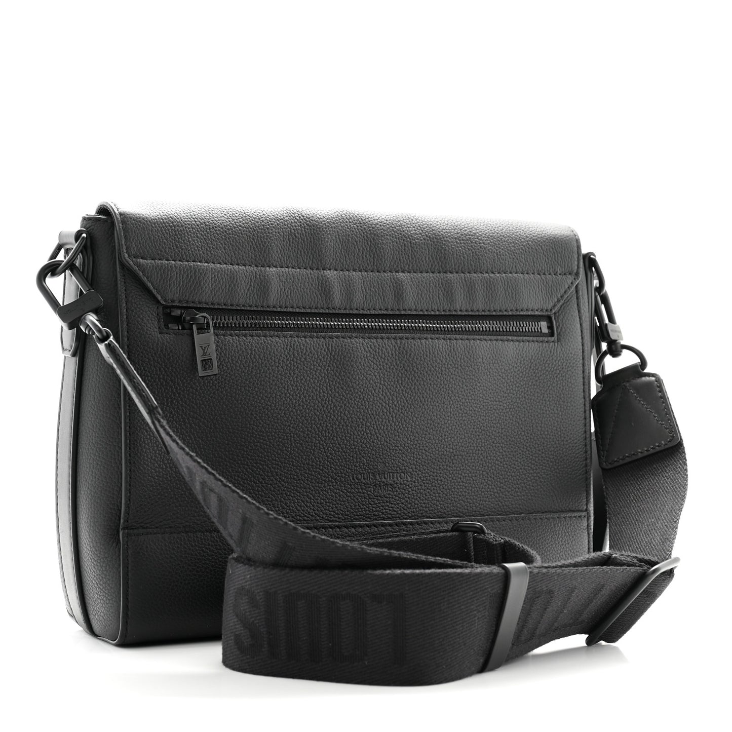 Calfskin Aerogram Messenger Black